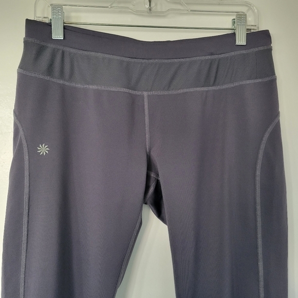 Athleta Gray Runabout Activewear Straight Leg Pants Size MP - Picture 4 of 12